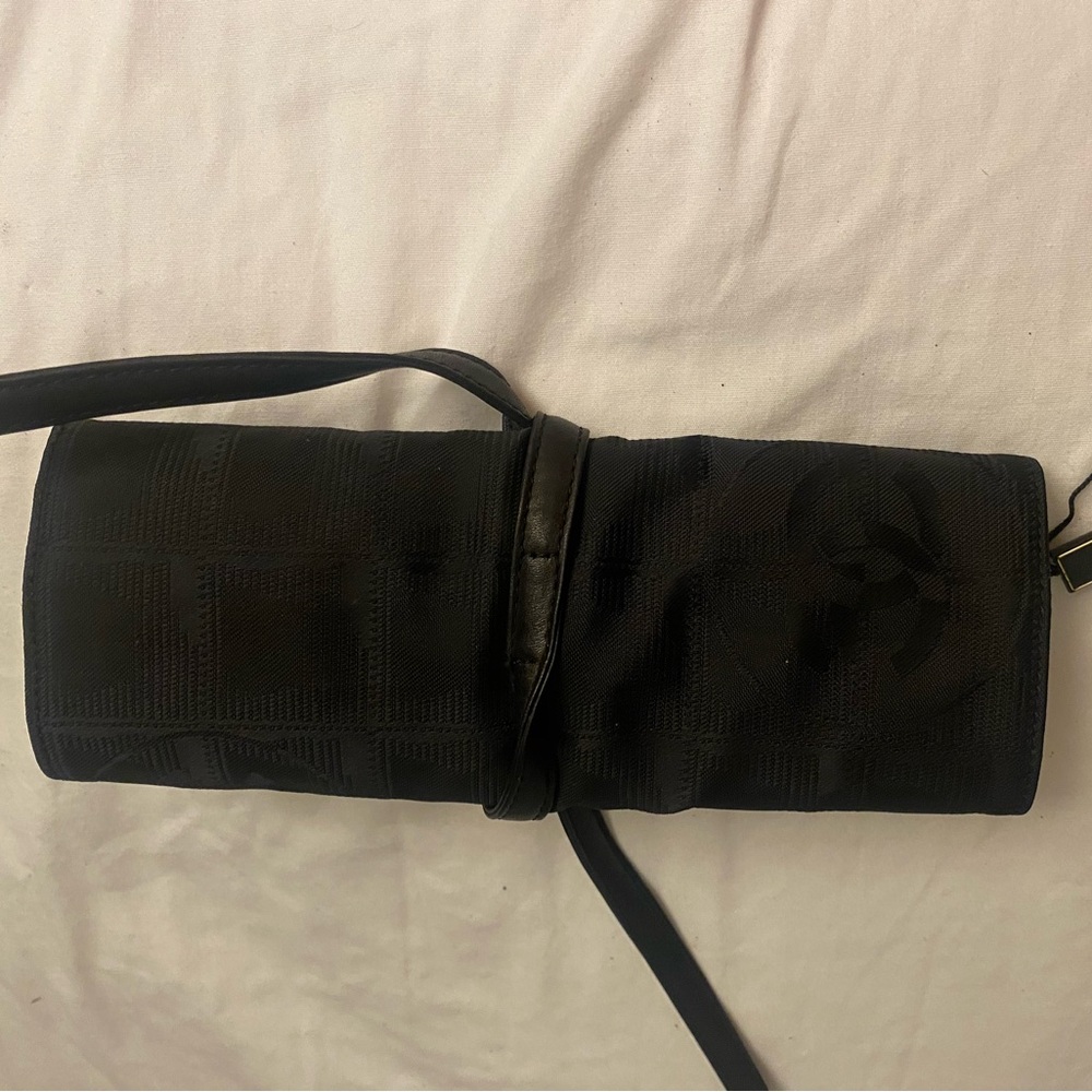 Authentic Chanel travel line jewelry travel case